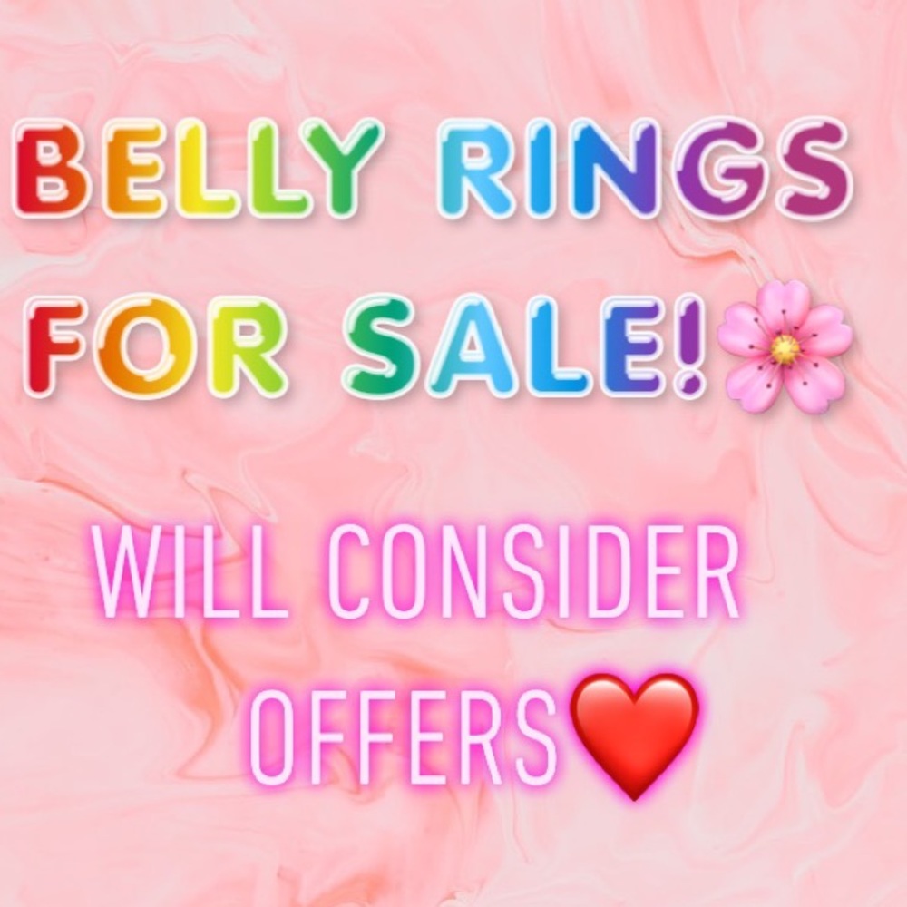 BELLY RINGS FOR SALE🌸